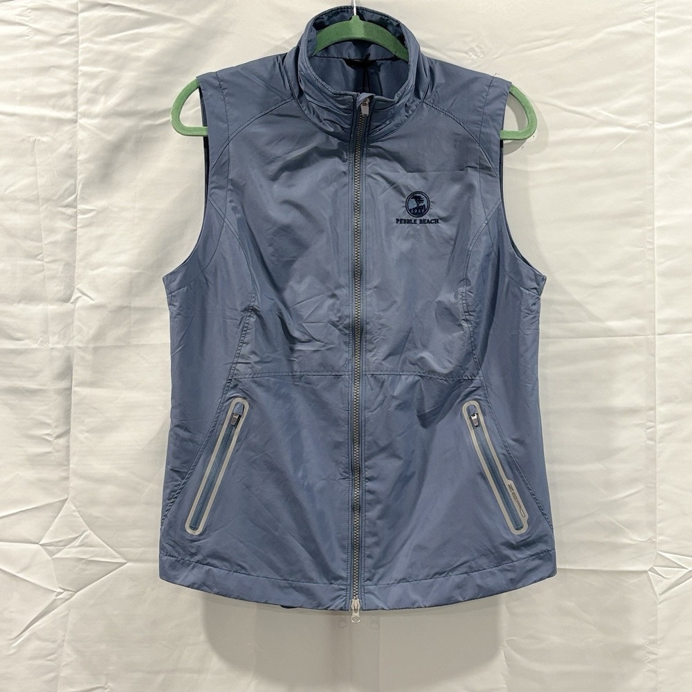 Zero Restriction Womens Wanda Vest Nautilus Blue Pebble Beach Golf Lightweight L
